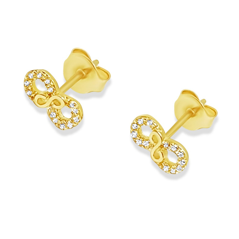 Arany Végtelen Stekkeres Fülbevaló VE 80547