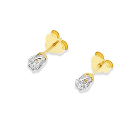 Arany Brill Köves Fülbevaló SGB 74516