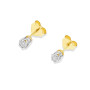 Arany Brill Köves Fülbevaló AU 74516