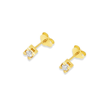 Arany Brill Köves Fülbevaló AU 81575