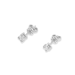 Fehérarany Brill Köves Fülbevaló AU 74509