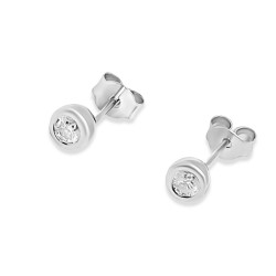 Fehérarany Brill Köves Fülbevaló AU 81569