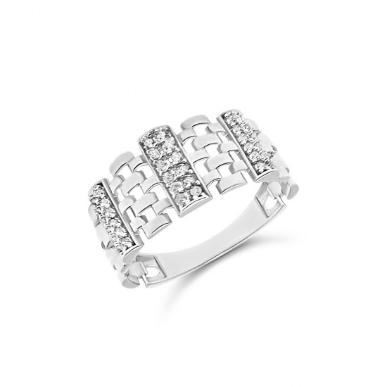 Fehérarany Gyűrű (méret:55) AU 96850 Fehérarany Gyűrű (méret:55) AU 96850