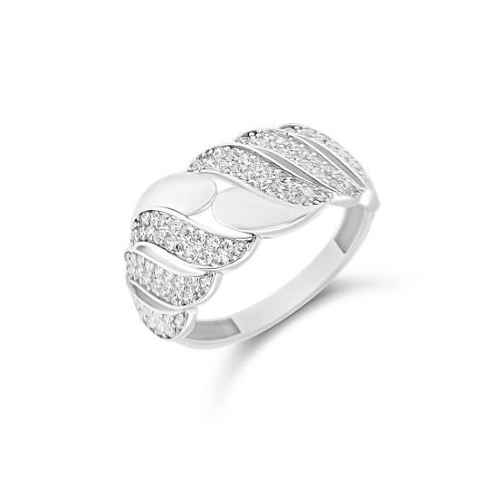 Fehérarany Gyűrű (méret:54) AU 96851