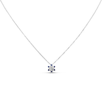 Fehérarany Lánc Medállal (méret:42,5;45,5) AU 96874