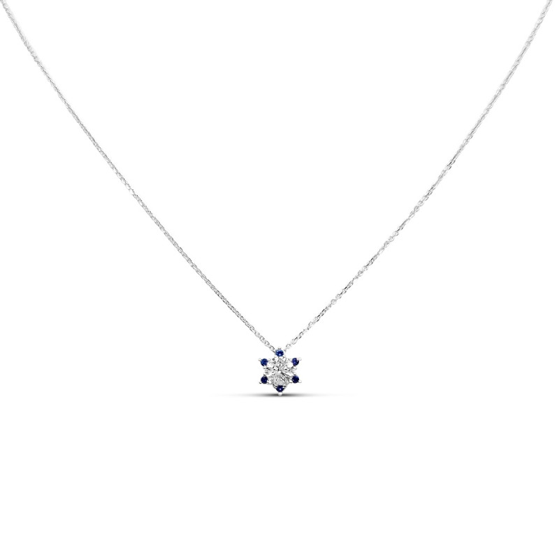 Fehérarany Lánc Medállal (méret:42,5;45,5) AU 96874