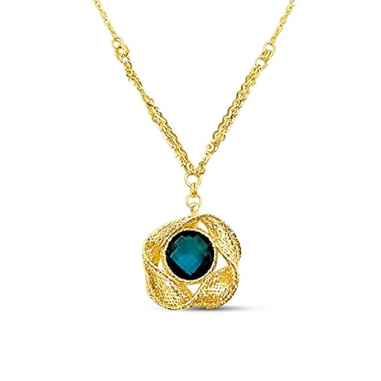 London Topáz Köves Arany Lánc (méret:43,5-48) VE 81233