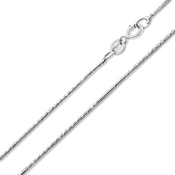 Fehérarany Lánc (méret:45) AU 70711