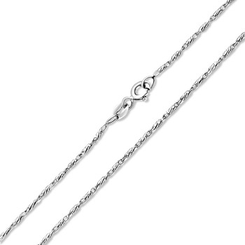 Fehérarany Lánc (méret:46) AU 84337