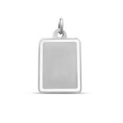 Fehérarany Gravírozható Lap Medál AU 96905