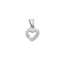 Fehérarany Szív Medál AU 98015
