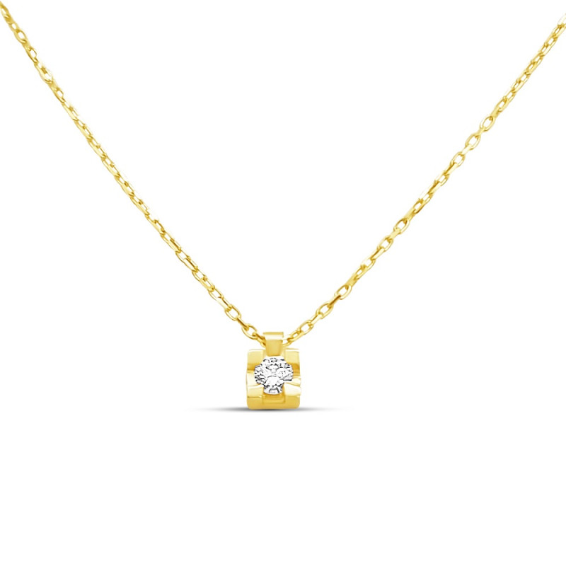 Arany Brill Köves Lánc (méret:45) SG 81574