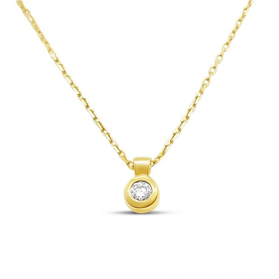 Arany Brill Köves Lánc (méret:42) SG 81573