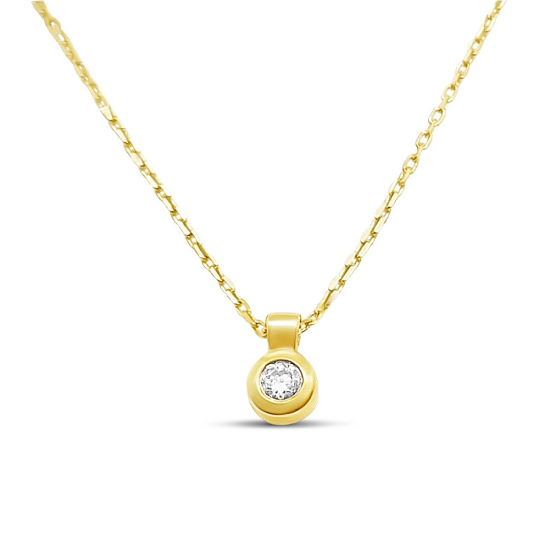 Arany Brill Köves Lánc (méret:42) SG 81573