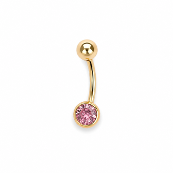 14K Sárga Arany Köldök Piercing AU 99682