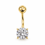 14K Sárga Arany Köldök Piercing AU 100278
