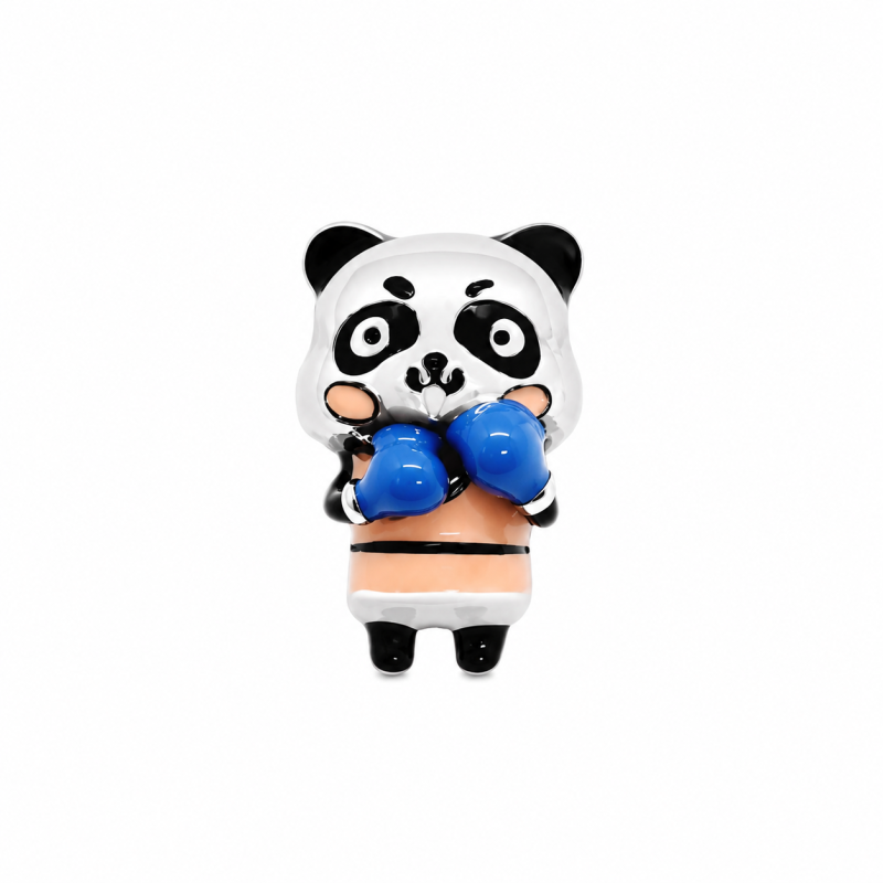 EZÜST BOKSZOLÓ PANDA CHARM EE 0063