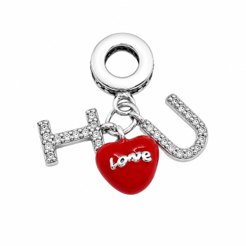EZÜST I LOVE YOU CHARM