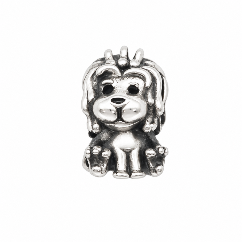 EZÜST KUTYUS CHARM