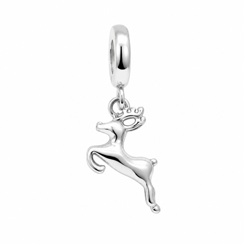 EZÜST SZARVAS CHARM EE 0068