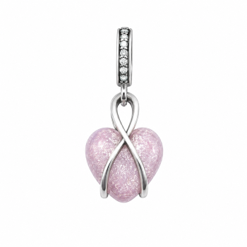 EZÜST SZÍVES CHARM EE 0081
