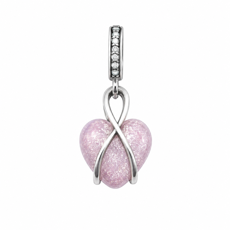 EZÜST SZÍVES CHARM EE 0081