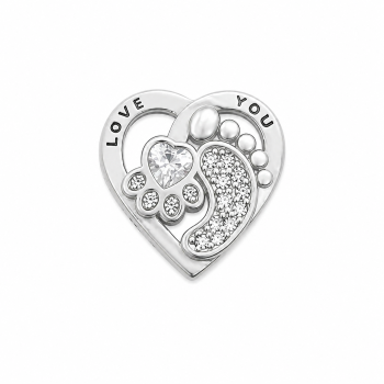 EZÜST TAPPANCSOK CHARM EE 0100