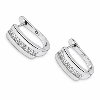 Ezüst Francia Kapcsos Fülbevaló AD 141946