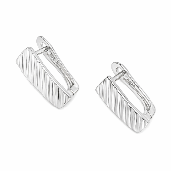 Ezüst Francia Kapcsos Fülbevaló AD 146250