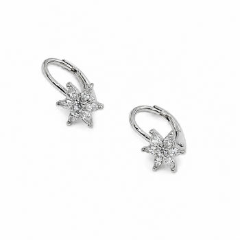 Ezüst Hagyományos Kapcsos Fülbevaló AD 153149