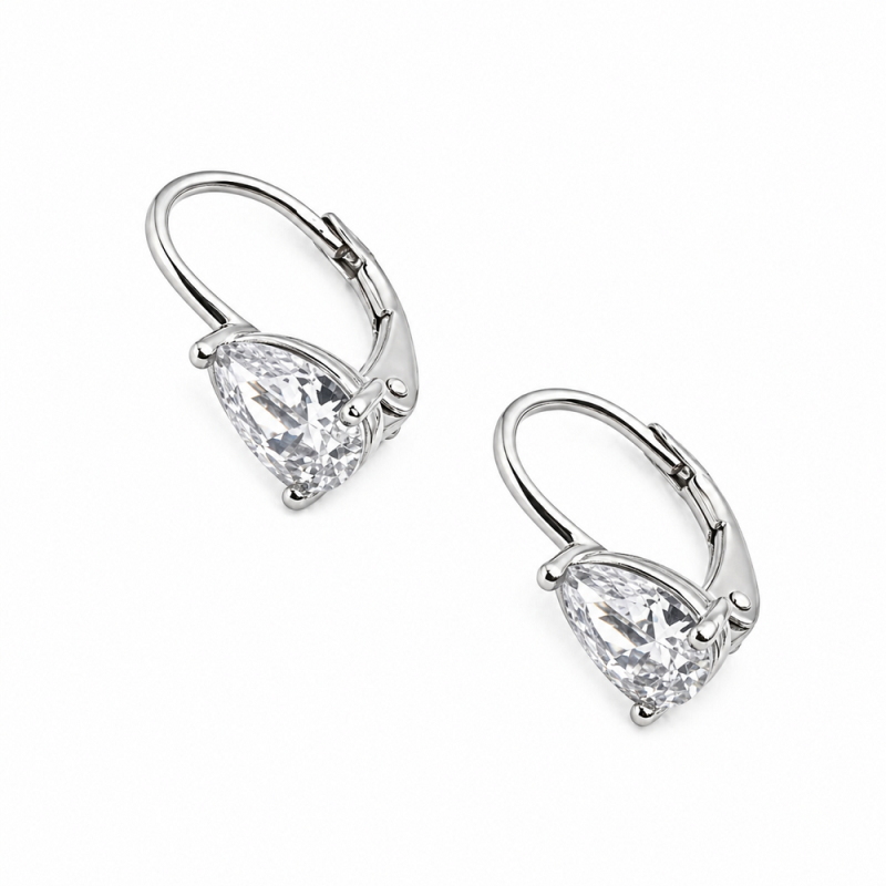 Ezüst Hagyományos Kapcsos Fülbevaló AD 153132