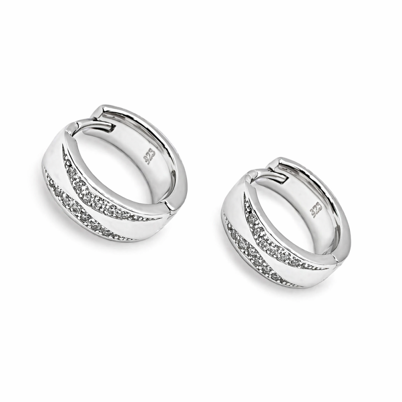 Ezüst Karika Fülbevaló AD 150513