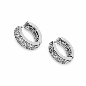 Ezüst Karika Fülbevaló RS 92218