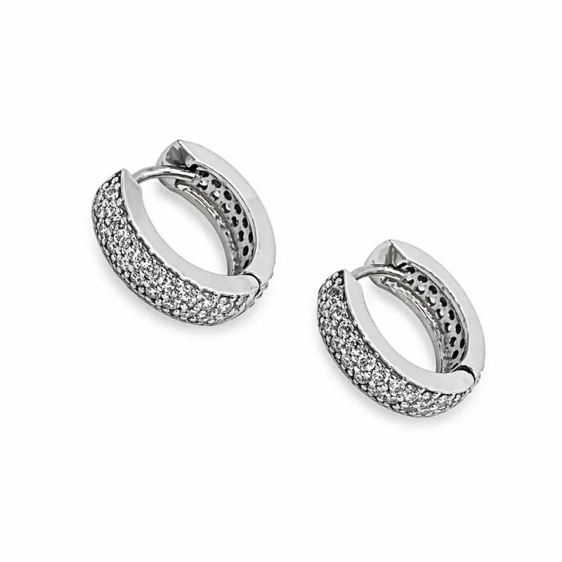 Ezüst Karika Fülbevaló RS 92218