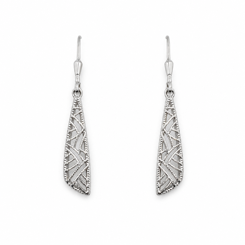 Ezüst Lógós Fülbevaló AD 127660