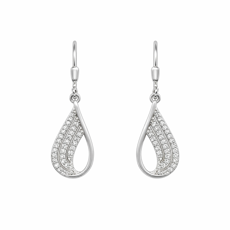 Ezüst Lógós Fülbevaló AD 145427