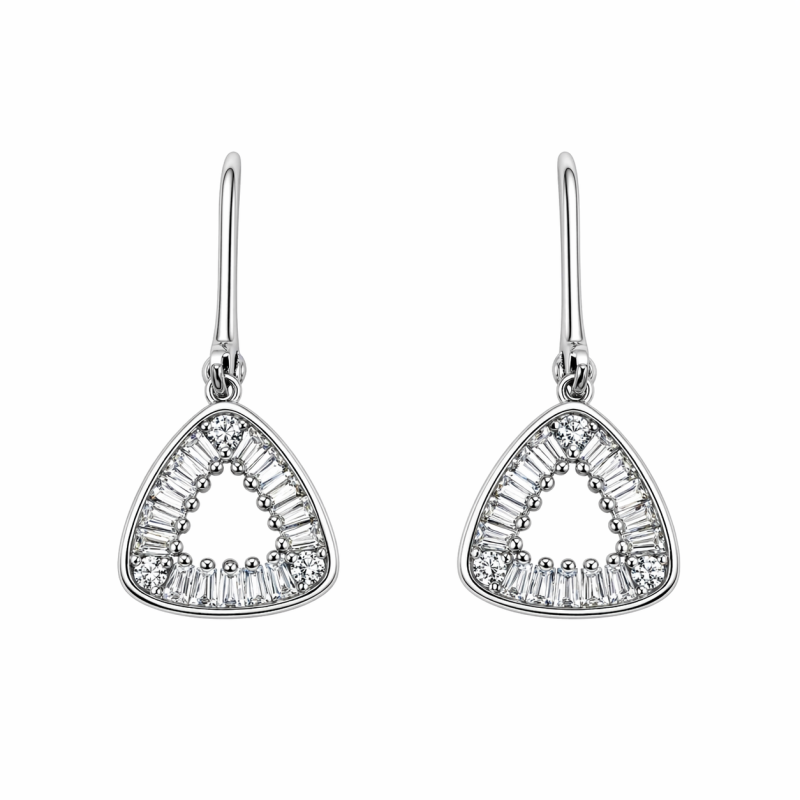 Ezüst Lógós Fülbevaló AGM 148350