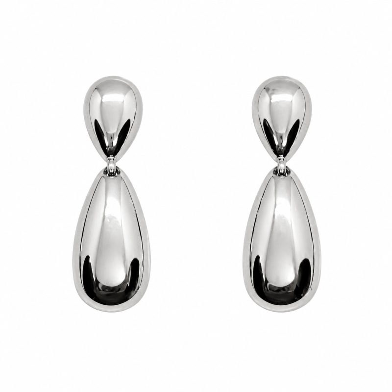 Ezüst Lógós Fülbevaló AT 149622