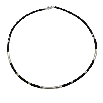 Ezüst-Kaucsuk (méret:45) Lánc LD 152479