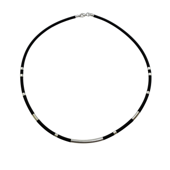 Ezüst-Kaucsuk (méret:45) Lánc LD 152482