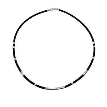 Ezüst-Kaucsuk (méret:45) Lánc LD 152482