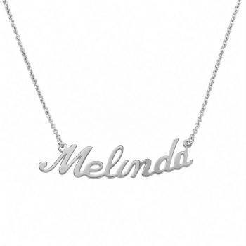 Ezüst Lánc Melinda Névvel (méret:43-46) AD 156502 Ezüst Lánc Melinda Névvel (méret:43-46) AD 156502