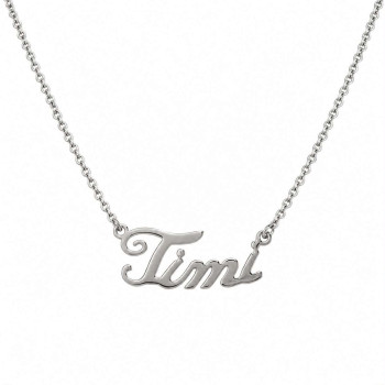 Ezüst Lánc Timi Névvel (méret:43-46) AD 156505 Ezüst Lánc Timi Névvel (méret:43-46) AD 156505