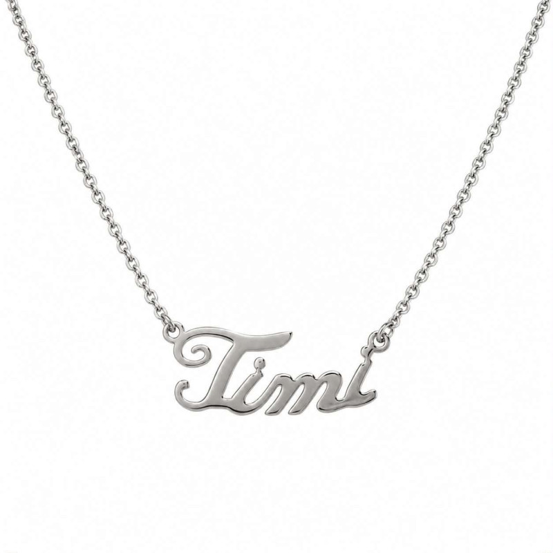Ezüst Lánc Timi Névvel (méret:43-46) AD 156505