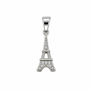Ezüst Eiffel Torony Medál SC 115321 Ezüst Eiffel Torony Medál SC 115321