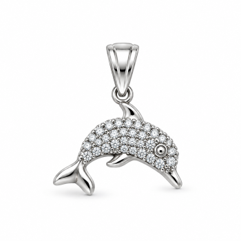 Ezüst Delfin Medál AD 124382 Ezüst Delfin Medál AD 124382