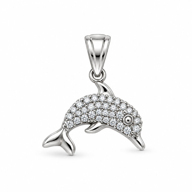 Ezüst Delfin Medál AD 124382 Ezüst Delfin Medál AD 124382