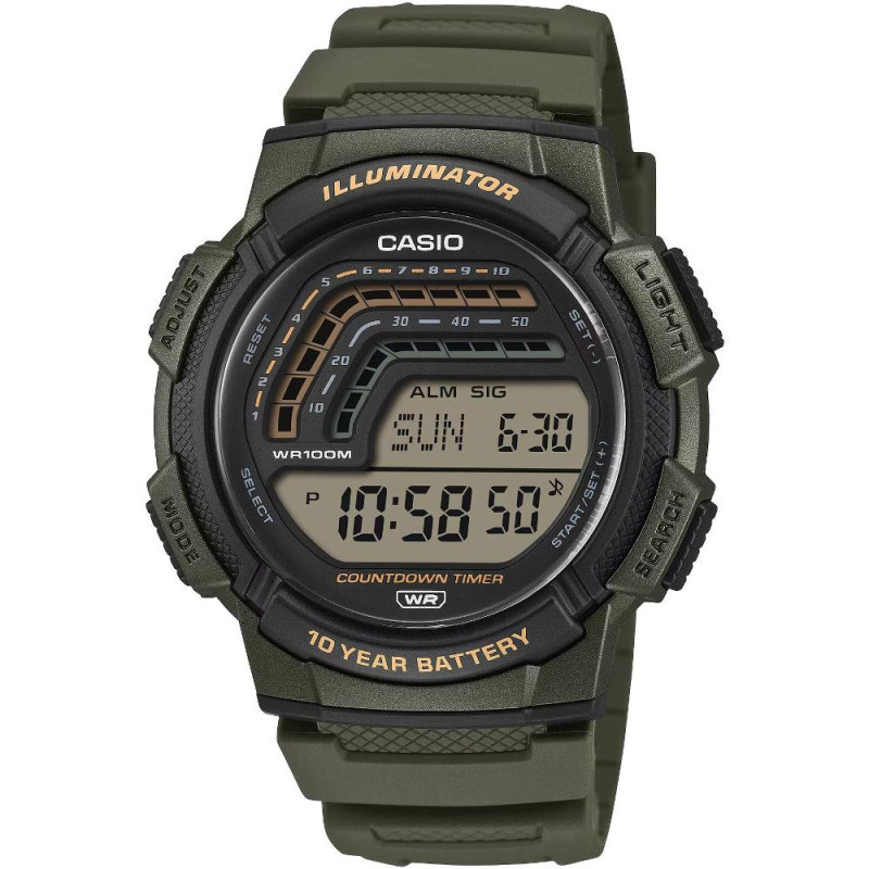 CASIO FÉRFI KARÓRA WS-1800-3AVEF CASIO FÉRFI KARÓRA WS-1800-3AVEF