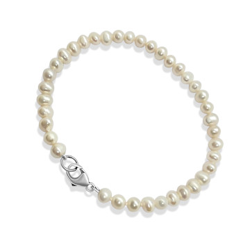 Tenyésztett Gyöngy Karlánc (méret:18) MR 152489